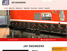 Tablet Screenshot of jayengineers.com
